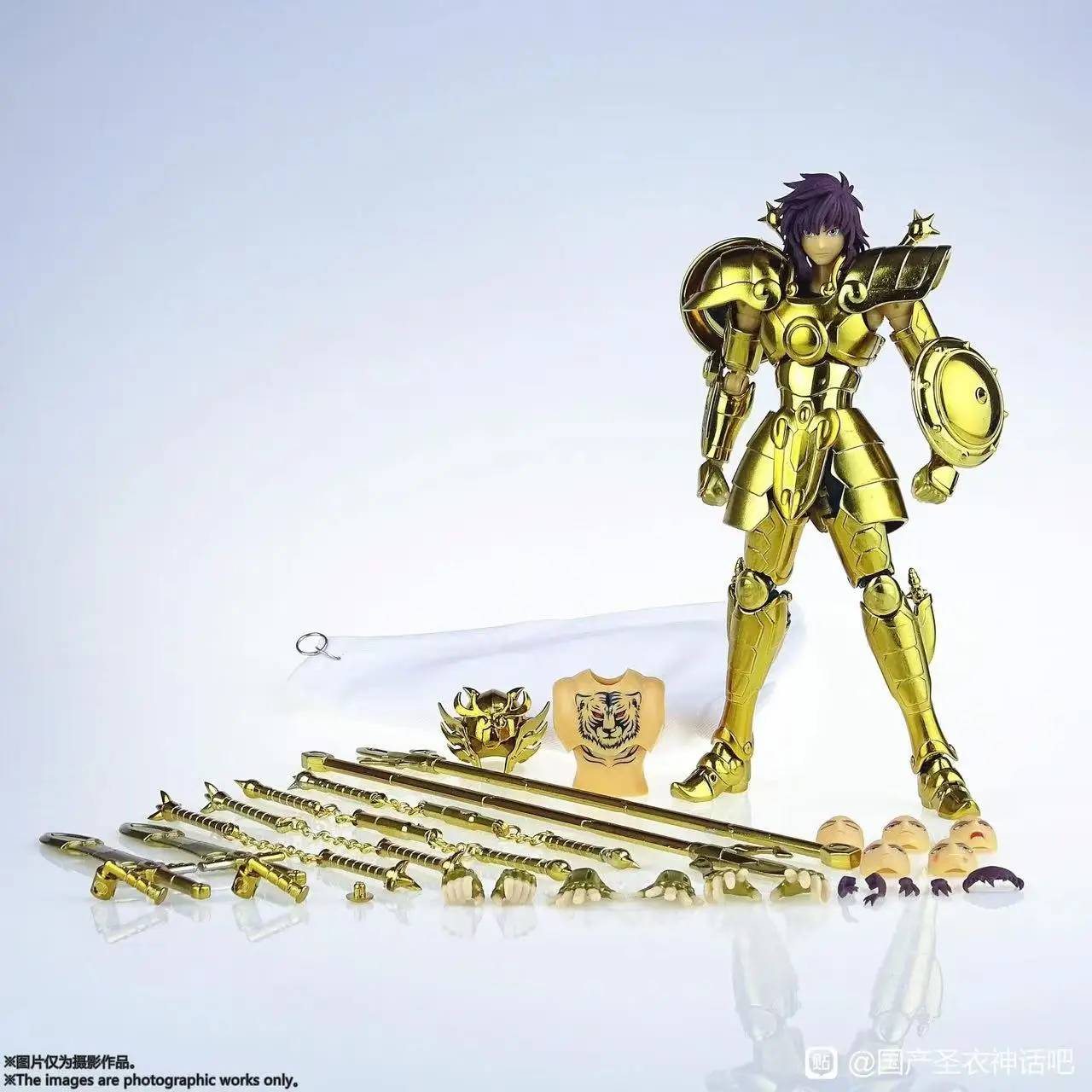 

In Stock JM.MST Model Saint Seiya Myth Cloth EX Libra Dohko/Docko Gold Lost Canvas/LC Knights of the Zodiac Action Figure