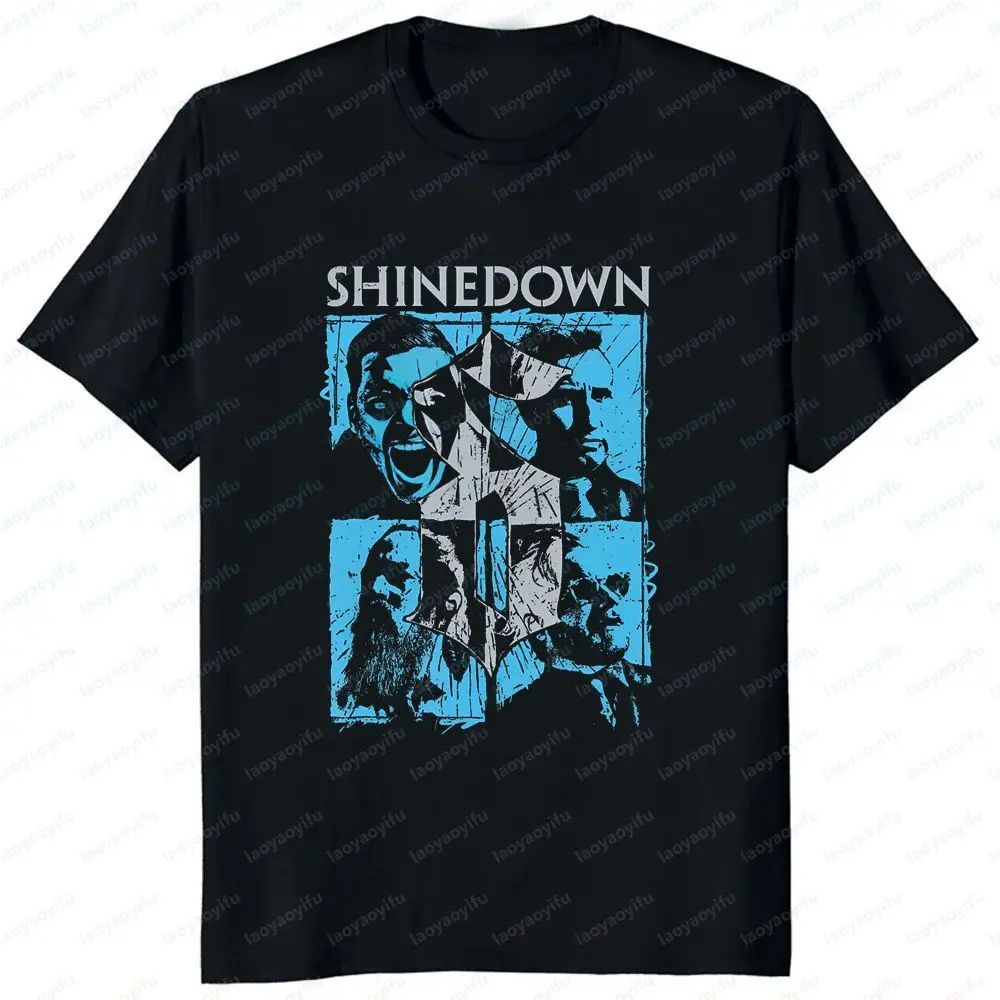 Shinedown - Rock Band Summer Casual Trendy Multi-Purpose Round-neck T-Shirt for Both Men and Women