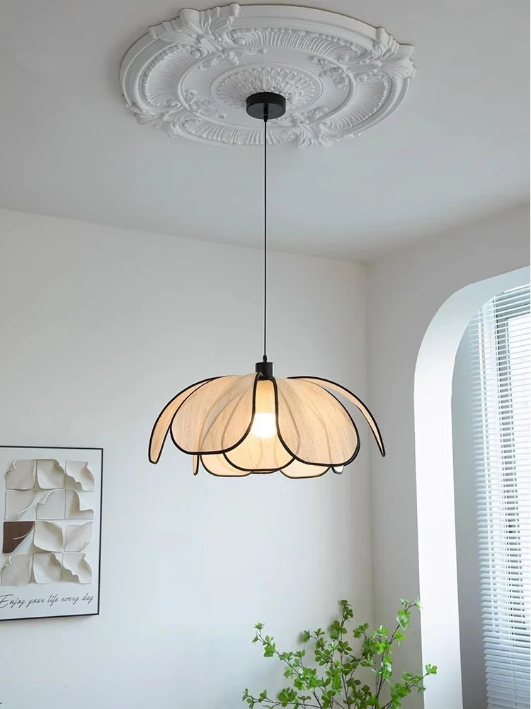 Nordic Bloemblaadje Hanglamp Moderne Hanglamp Slaapkamer Woonkamer Verlichting En kunst Sfeer kamerdecoratie Lampen E27 - afbeelding 2
