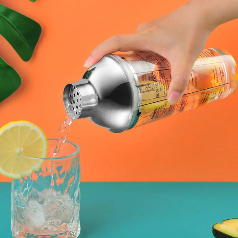 

1Set Stainless Steel Cocktail Shakers Set Lightweight Balanced Bartender Tools for Home Cocktail Equipment