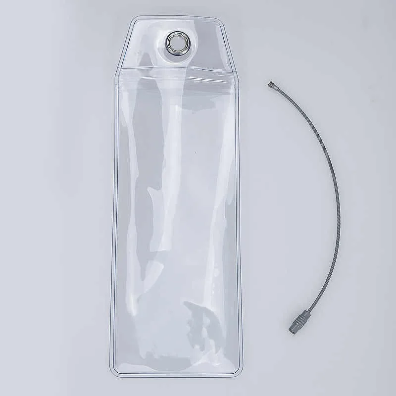 5pcs Cruise Luggage Tags Waterproof Self Sealing Transparent PVC Plastic Accessories Stainless Steel Ring Cruise Travel Tag