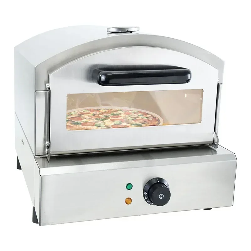 1800W Pizza Oven Desktop Electric Pizza Machine Outdoor Stainless Steel Pizza Oven