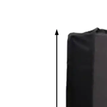 600D Outdoor TV Cover Waterproof with Strong Oxford Fabric and Zipper Closure Designed for Protection in Harsh Weather