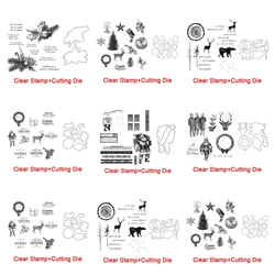 Small Gift Decorations For Santa Metal Cutting Dies and Stamps For Scrapbooking Dies Craft Stencil Embossing Craft Supplies NEW