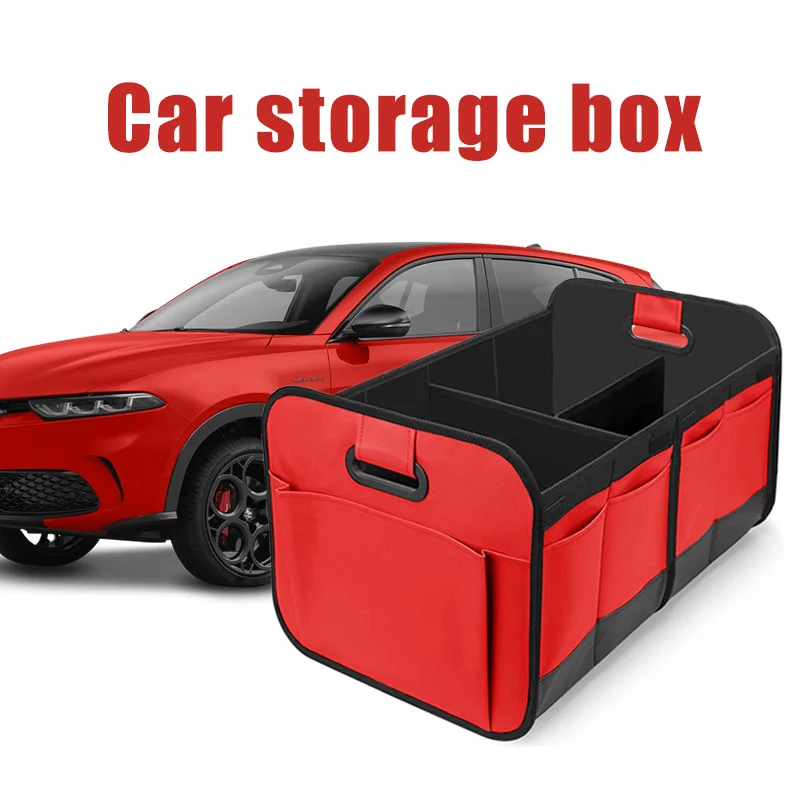 

Car Trunk Storage Box Organizer Foldable Stowing Tidying Container Bag For Tesla Model 3 Model Y Model X Model S Accessories