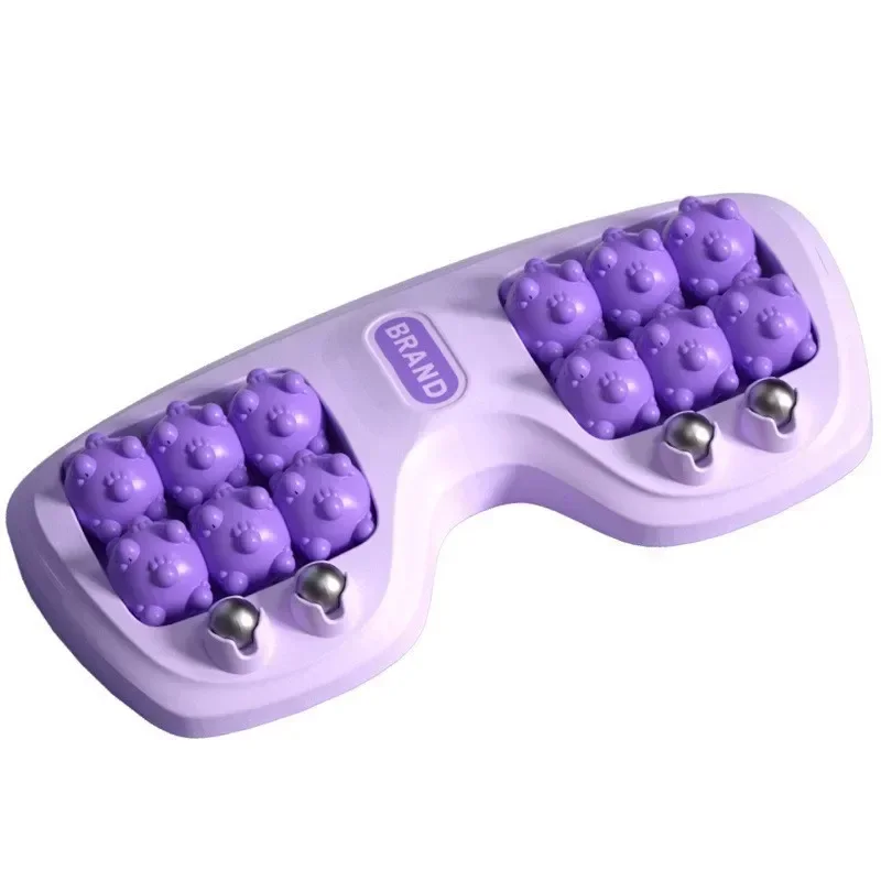 Foot Massager Roller Feet Acupressure Point Massage Plantar Fasciitis Pain Relief Relax Roller Trigger Point Reflexology Tool