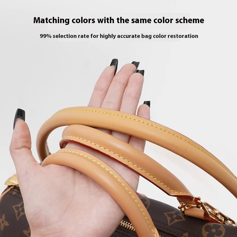 حقيقية Vachetta حقيبة جلدية حزام ل LV سبيدي 20 25 30 الكتف الأشرطة حقائب طويلة أحزمة استبدال حقيبة الملحقات