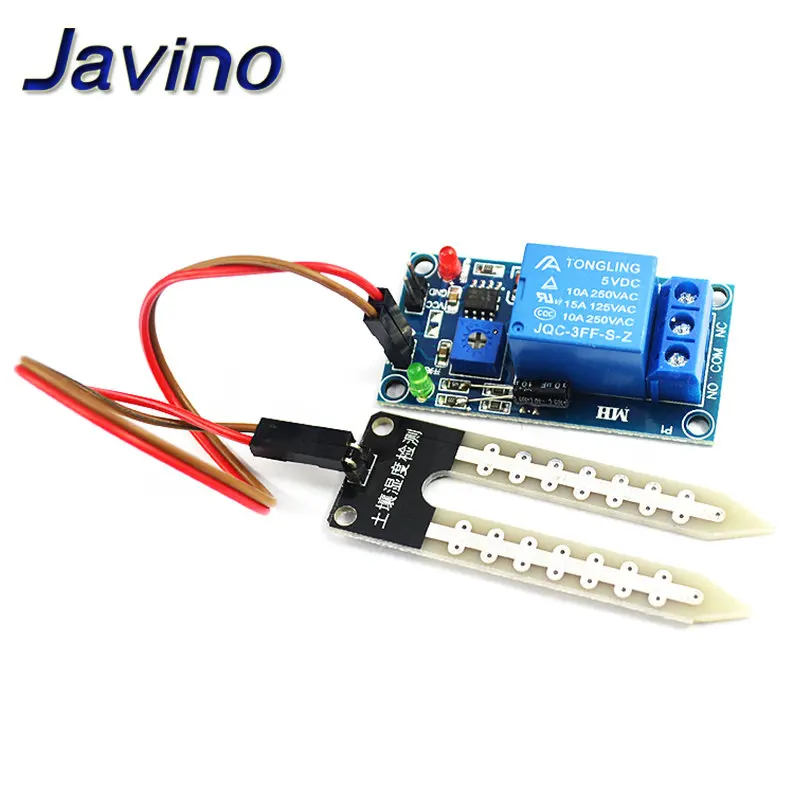 Capacitive Soil Moisture Sensor Module / Soil Humidity Digital Display Relay Control Module Automatic Watering For Arduino