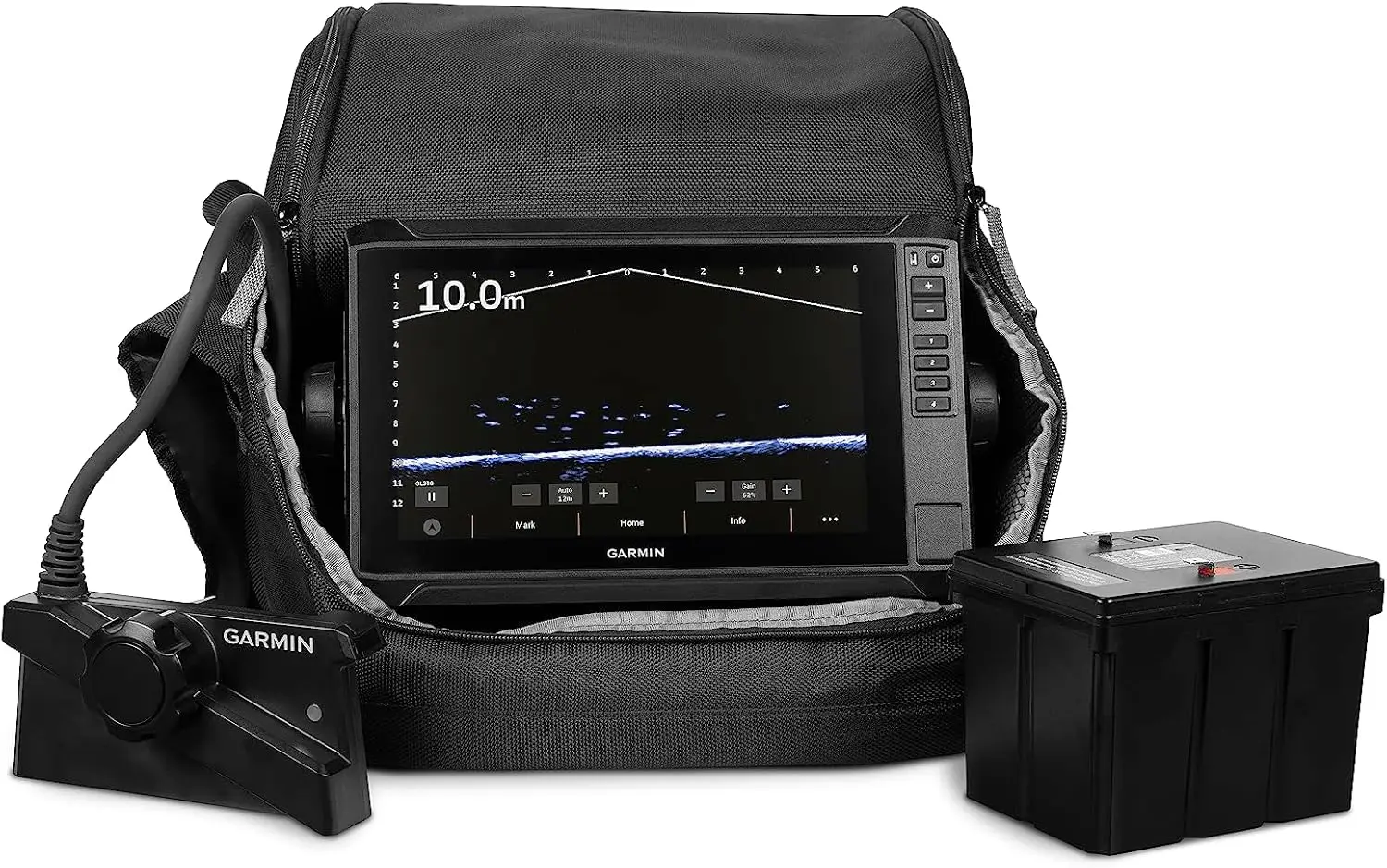 

Garmin LiveScope Plus Ice Fishing Bundle LI with Navionics Maps for Canada Inland Coastal