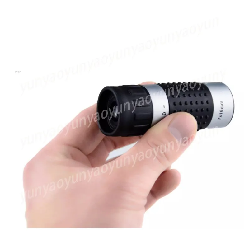 7x18 Pocket Monocular Telescope Outdoor Bird Watching Hunting Cross Coordinates HD All Optical Compact Portable for Camping