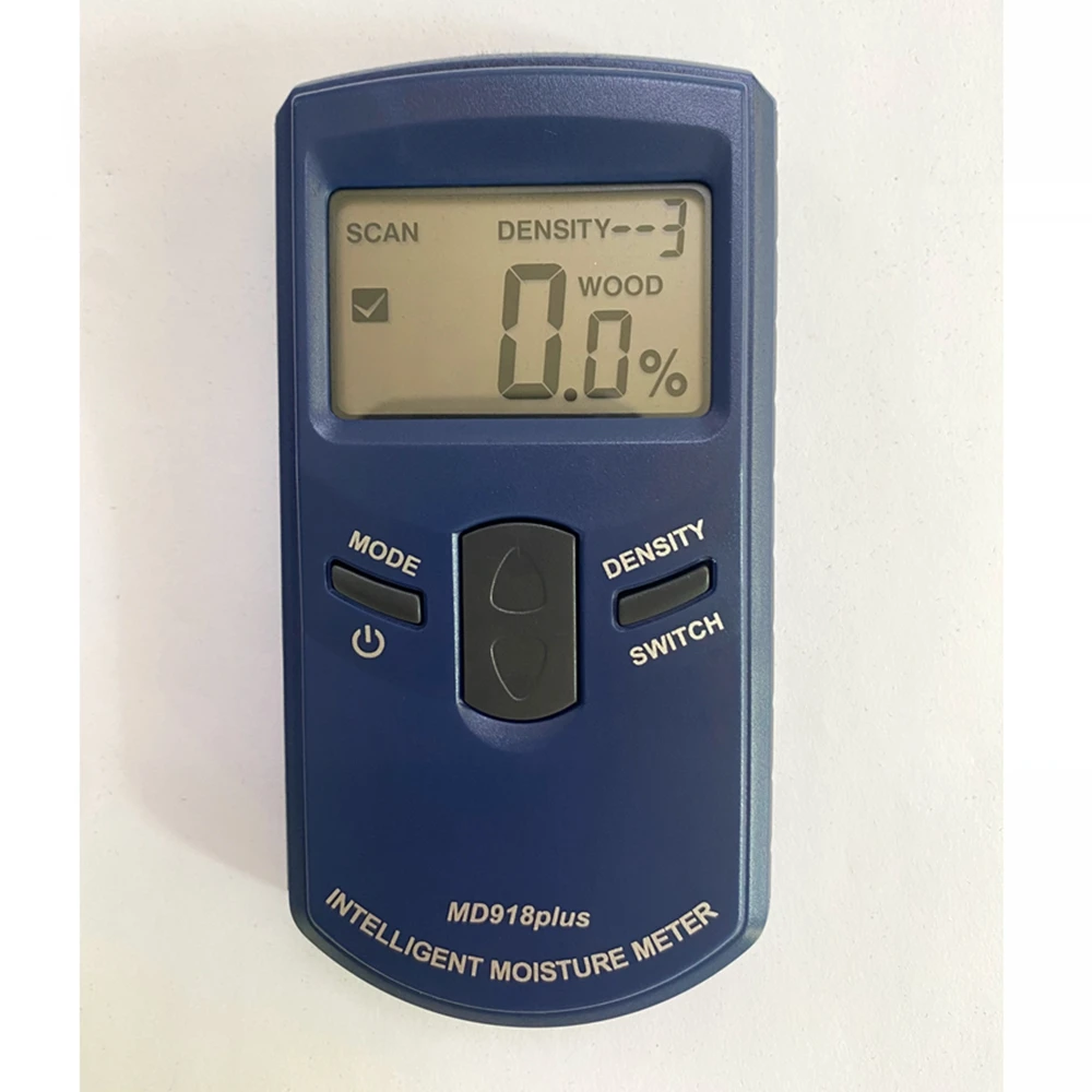 

MD918plus Inductive Wood Moisture Meter 4~80% LCD Display HF Electromagnetic Waves Timber Damp Humidity Detector Hygrometer