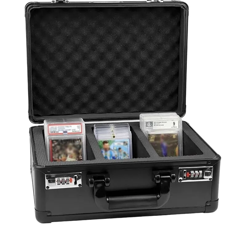 Card Storage Case for TCG, MTG, Yu-Gi-Oh! & Sports Cards | Portable Protective Organizer Box Collectible Trading Card Suitcase