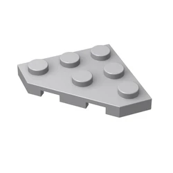 100 pcs/lot Small Particle Building Block  wedge shaped plate 3x3  triangle bricks Compatible with Lego Toy Brick 2450