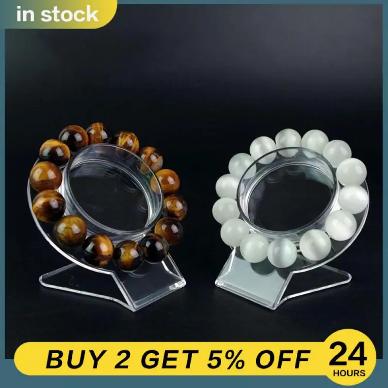 Modern Jewelry Rack Show Your Bracelet Practical Bracelet Organizer Bracelet Display Essential Acrylic Bracelet Holder Storage