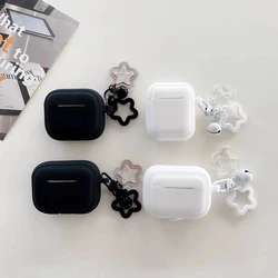 Simple Black White Silicone Case For Airpods Pro Wireless Bluetooth Earphone Protective Case For Airpods 3 2 1 Pro2 Soft Cover