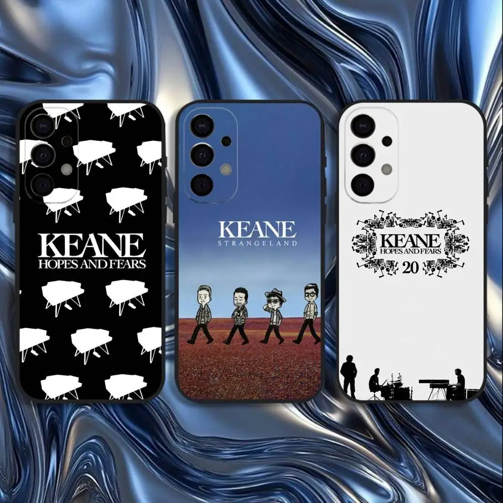 

Music Band K-KEANE Phone Case For Samsung S25,S24,S21,S22,S23,S30,Ultra,S20,Plus,Fe,Lite,5G Black Cover