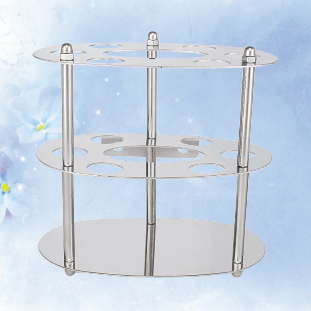 

Toothbrush Rack Shelf Holder Storage ganizer Stainless Steel Bathroom Countertop Travel Fade Resistant Wear Resistant