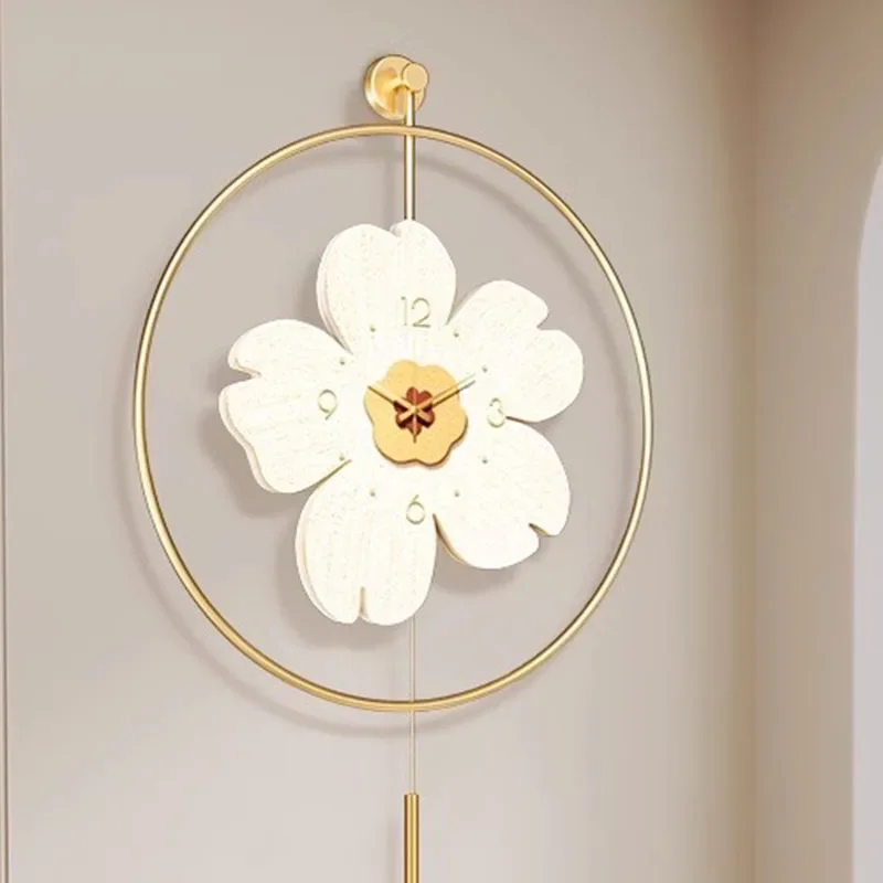 

Modern Bathroom Wall Watch Bedrooms Simple Restaurant Simple Flower Design Korean Clock Wall Luxury Horloge Ornaments Home Decor