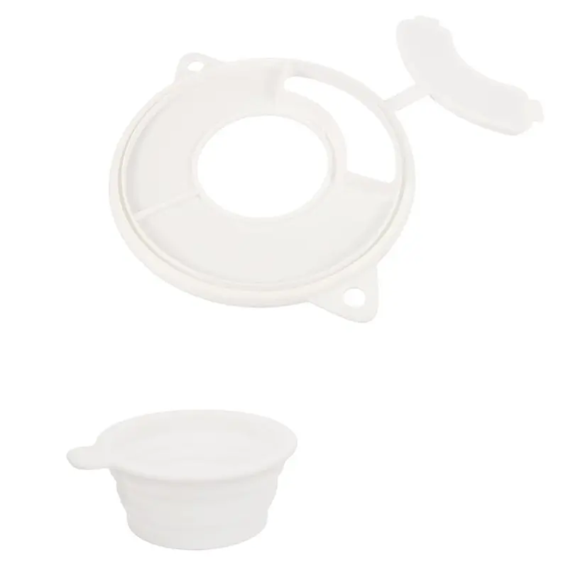 EYFL-Protector contra salpicaduras de silicona para batidora KitchenAid, para batidoras KitchenAid de 4.5-5 Qt con cabezal inclinable y tazón medidor plegable