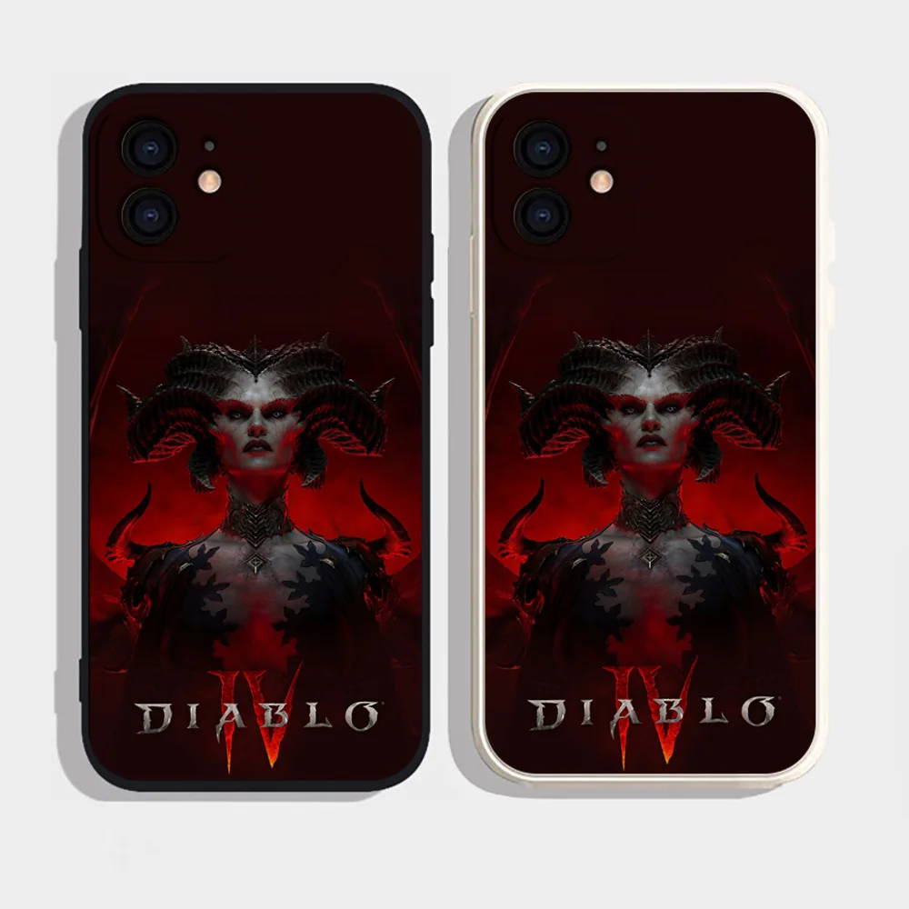

Чехол для телефона Epc Game D-Diablo IV, мягкий силиконовый чехол для iPhone 16, 15, 14, 13, 12, 11 Plus Pro Max Plus