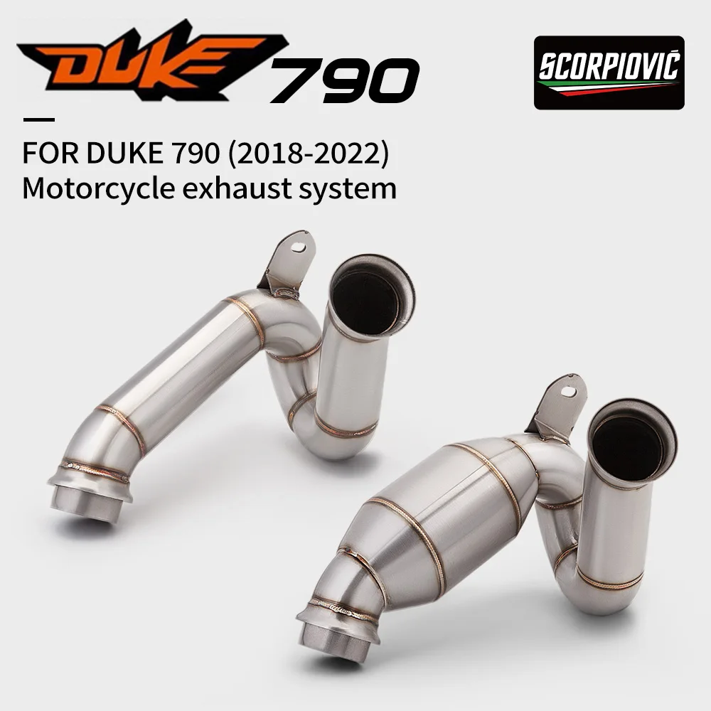 

Выхлопная труба мотоцикла для 790ADV 890ADV, средняя соединительная труба Duke 790 Duke 890 800 MT Moto Escape