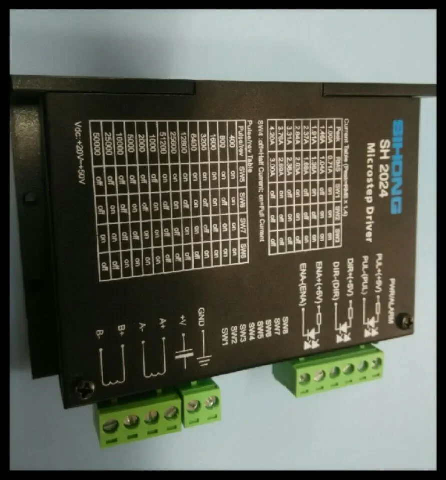 

SH-2024 Driver 50,000 Pulses Turn A Step Motor.