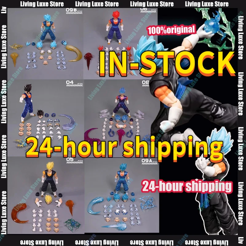 In Stock YGmw Studio OC DBZ Super Saiyan Fusion Warrior Vegito 07 Anime Action Figure PVC Figures Collectible Model