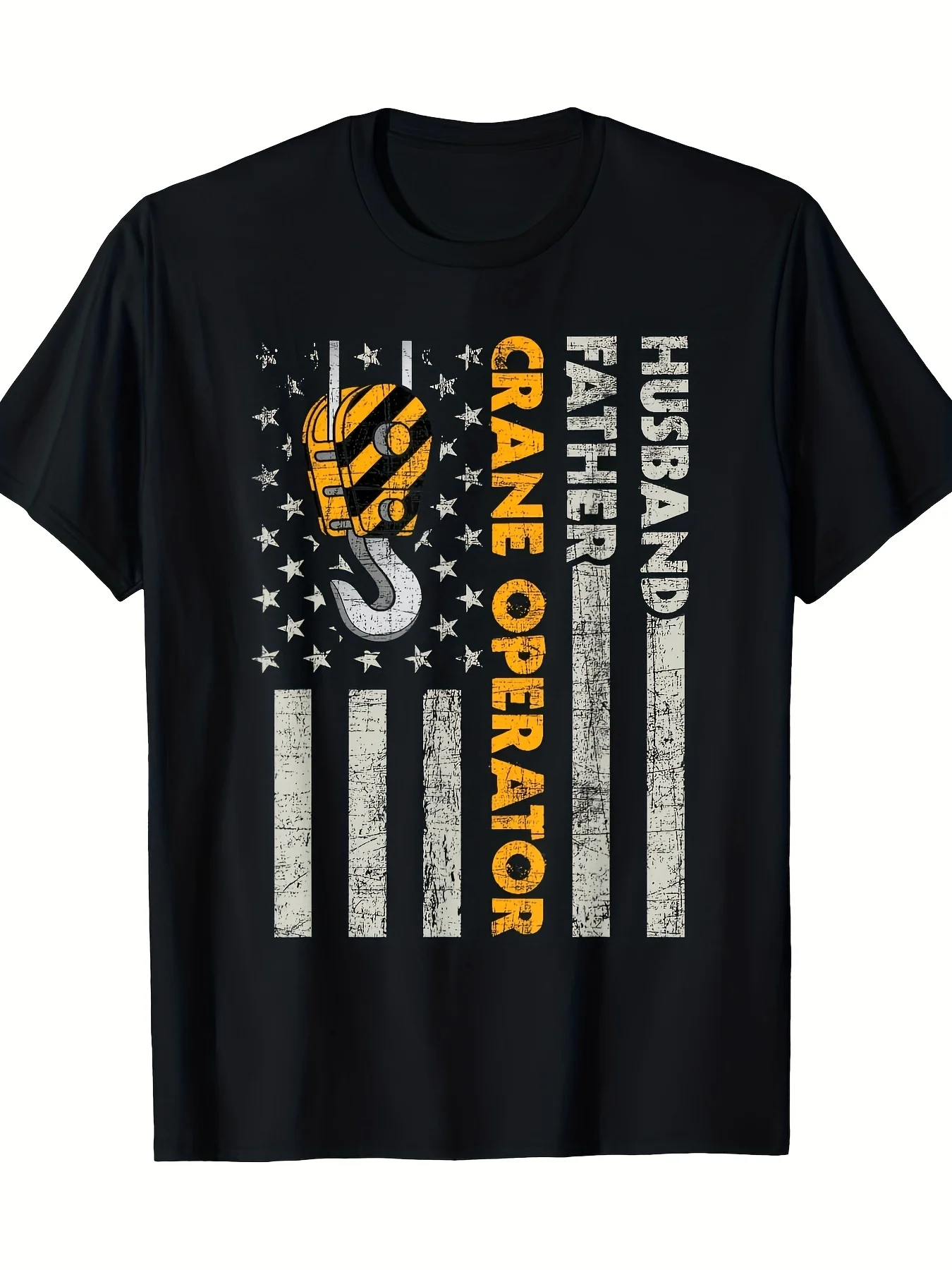 

Construction Worker Crane Operator T-Shirt 100% Cotton O-Neck Short Sleeve Summer Casual Mens T-shirt Streetwear