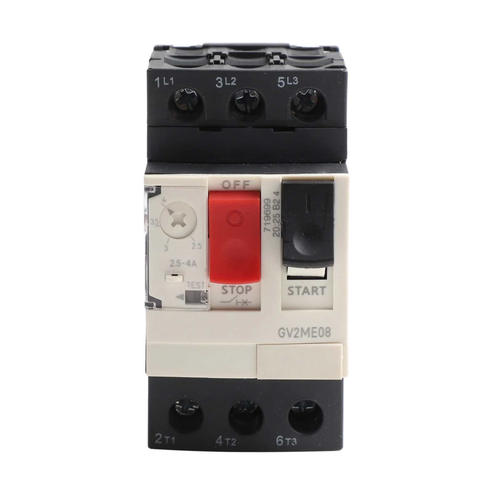 GV2-ME08C Motor Circuit Breaker 380V 2.5-4A Motor Starter Protection Switch Overload Short Circuit Protect Push Button Switch