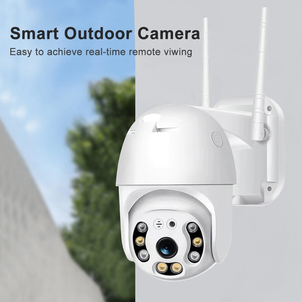 YOOSEE Full HD WIFI Camera Dome Camera 1080P Color Night Vision Auto Tracking Audio bidirezionale telecamera di sorveglianza di sicurezza esterna