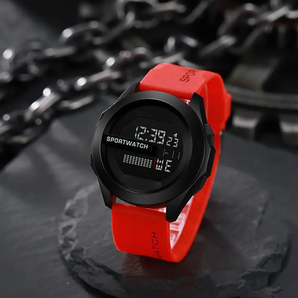 Kids Jelly Candy Color Waterproof Exam Watch - usage example