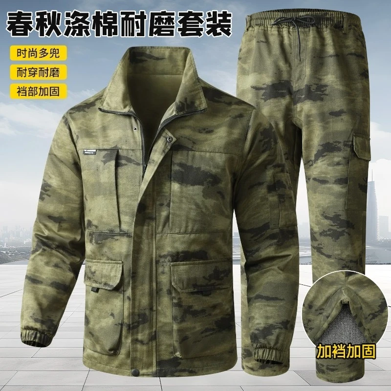 men-spring-autumn-workwear-set-wear-resistant-breathable-jacket-pants-suit-for-outdoor-hiking-working-daily-wear