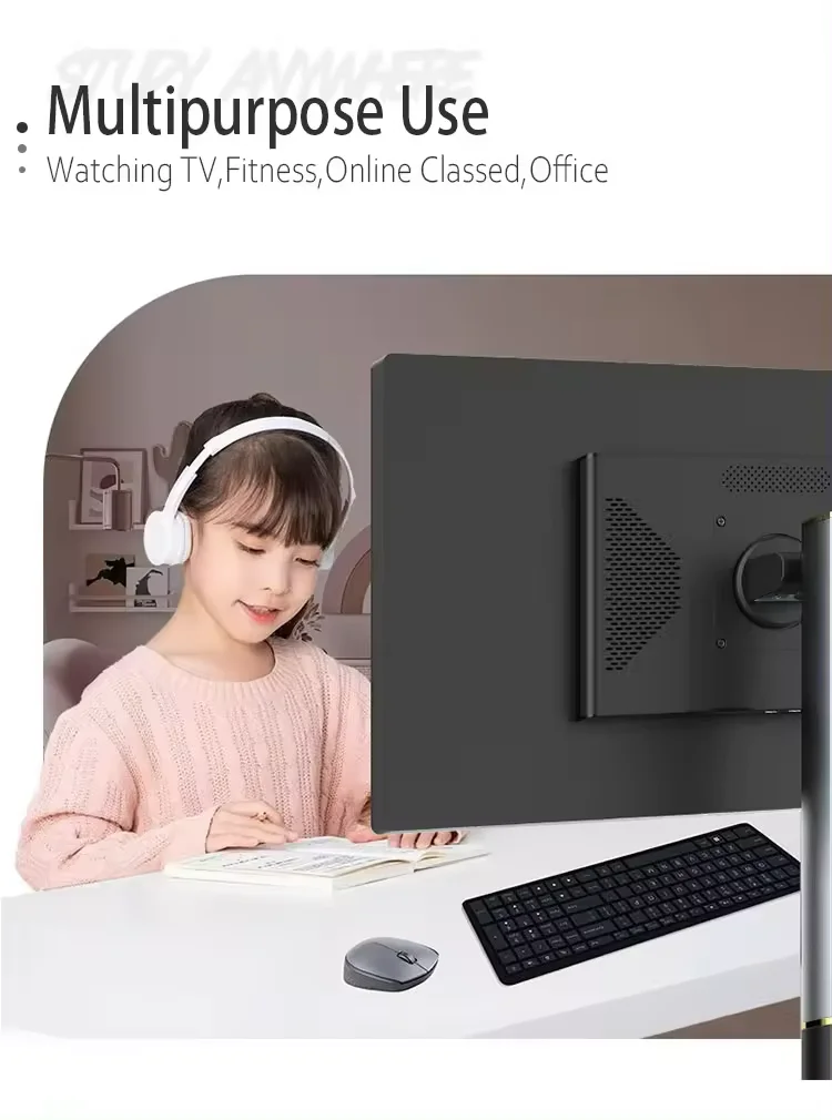 휴대용 태블릿 TV 롤러블 터치 스크린 1080p HD 제조업체 스마트 TV 텔레비전 27인치 LCD LED TV 안드로이드 와이파이 탑재