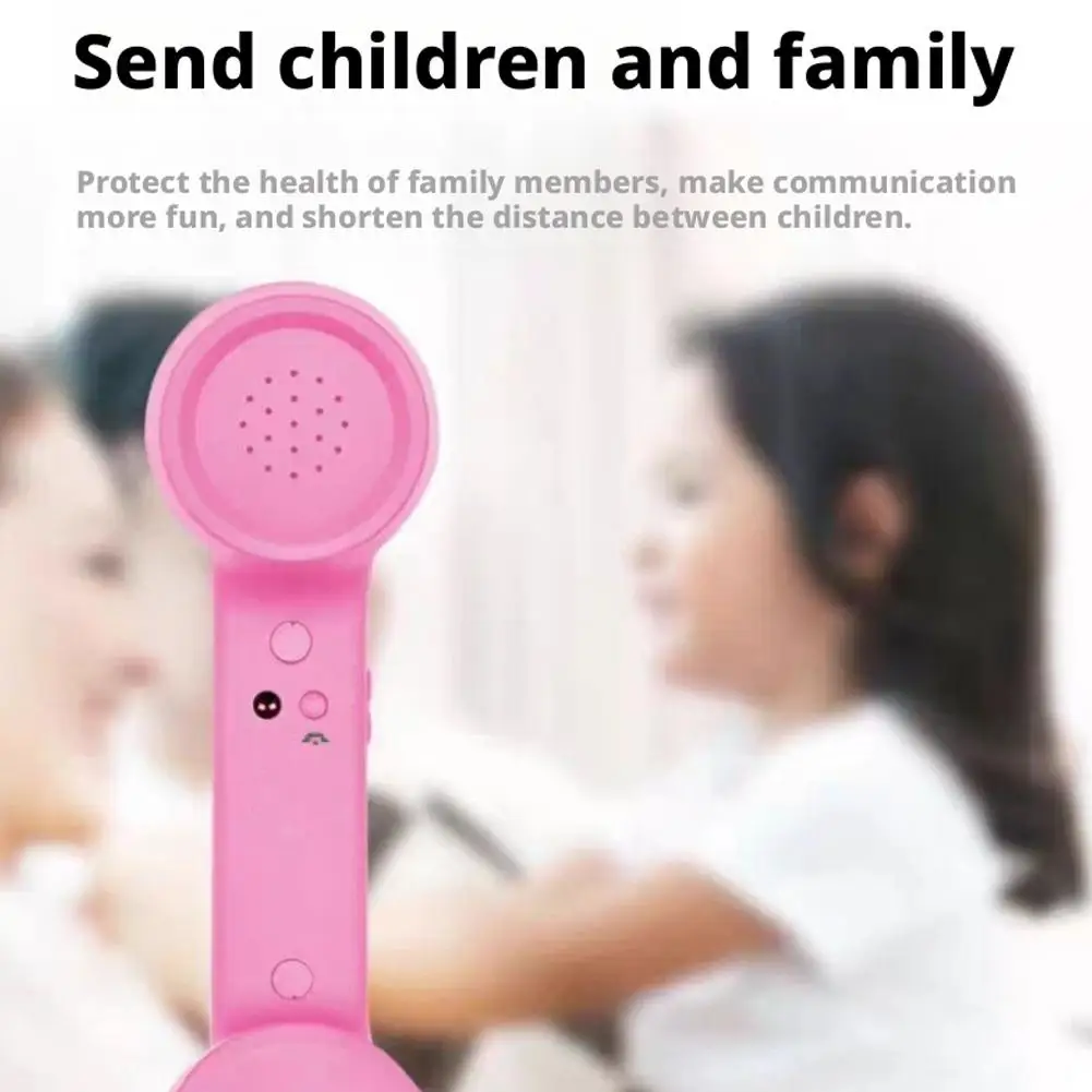 Type C Retro Handset Receiver for iPhone, Mini Microphone Speaker for Mobile Phones & Computers, Vintage Landline Style Headset image 5