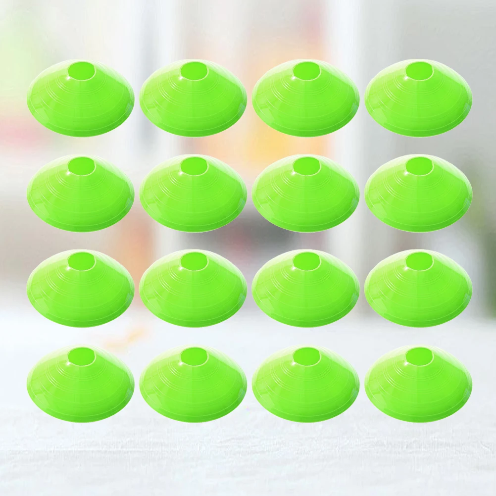 

Soccer Practice Equipment Football Training Sign Plate Tray Marker Obstacle Cones for Green