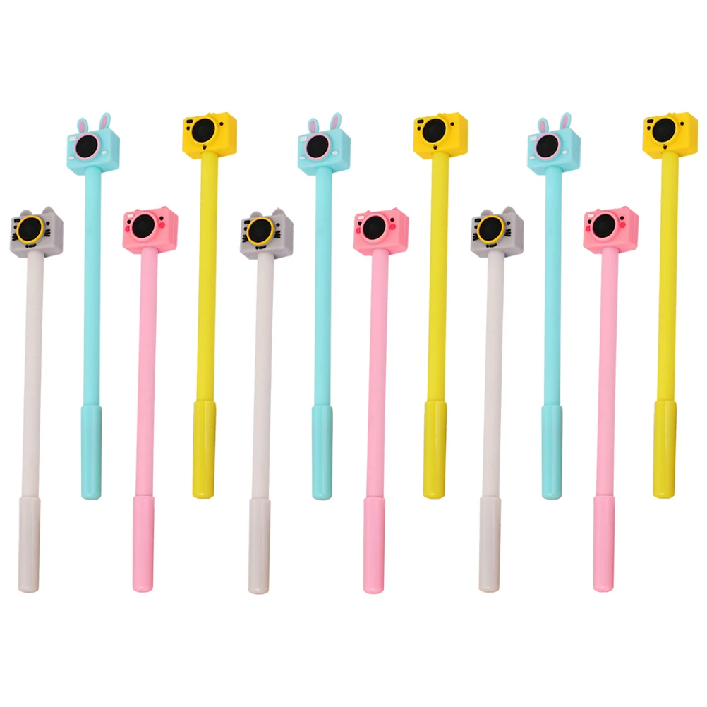 

12 Pcs Styling Neutral Students Writing Signature Pens Kawaii Gel for Fountain