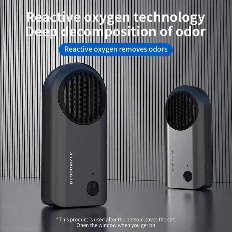 Mini Purificador de Aire Recargable, Desodorizante Portátil, Eliminador de Humo, Ambientador para Auto, Hogar y Dormitorio