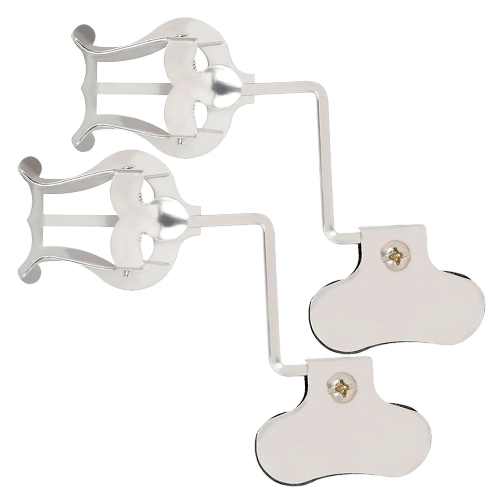 

2 Pcs Music Stand Lyre for Trombone Holder Marching Band Clip General Musical Accessories