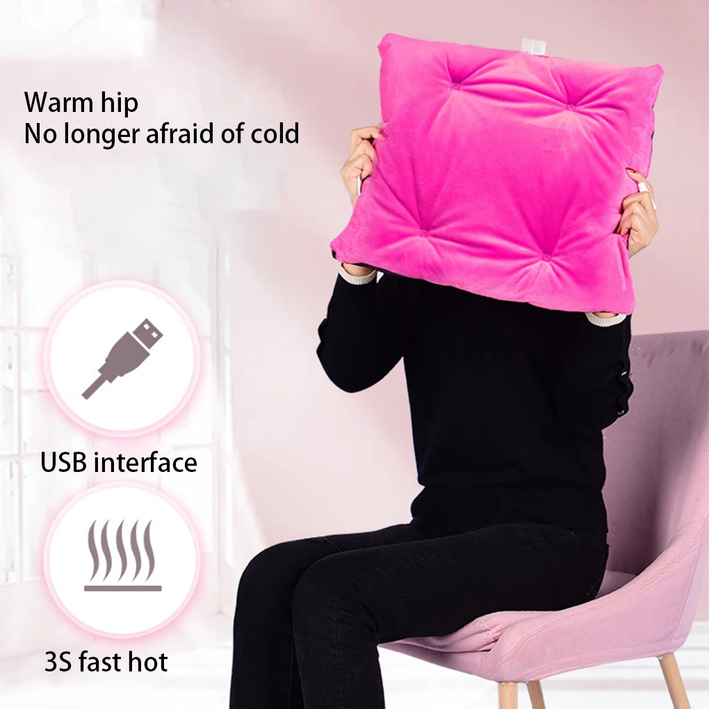 

Electric Heating Cushion Warming Machine Home Office USB Heated Seat Pad Sitting Pads Accessory Chair Accessories Coffee