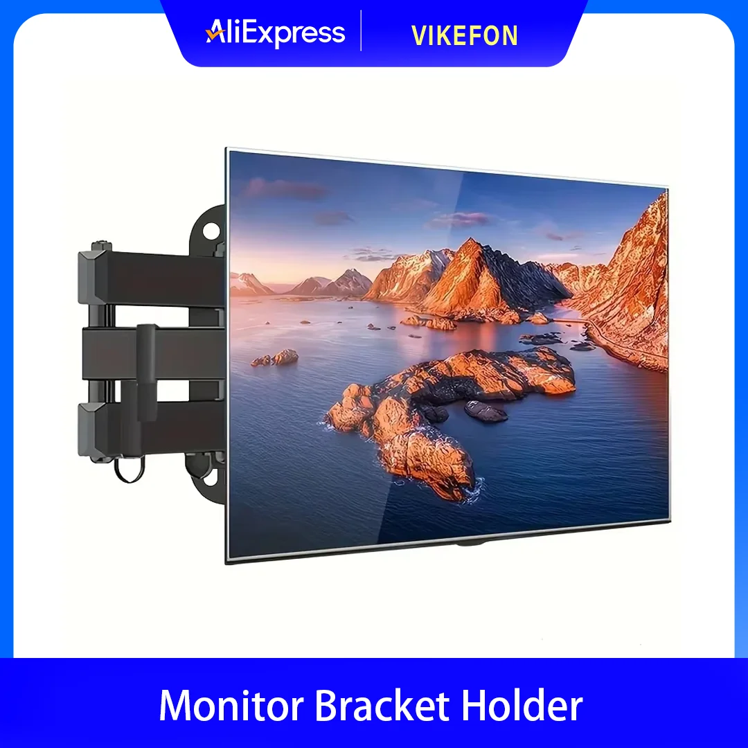 حامل قوس شاشة يصل إلى 30 كجم VESA 200 × 200 مم مع ذراع تمديد دوار حامل تلفزيون كامل الحركة لشاشة مسطحة LED مقاس 26-43 بوصة #1