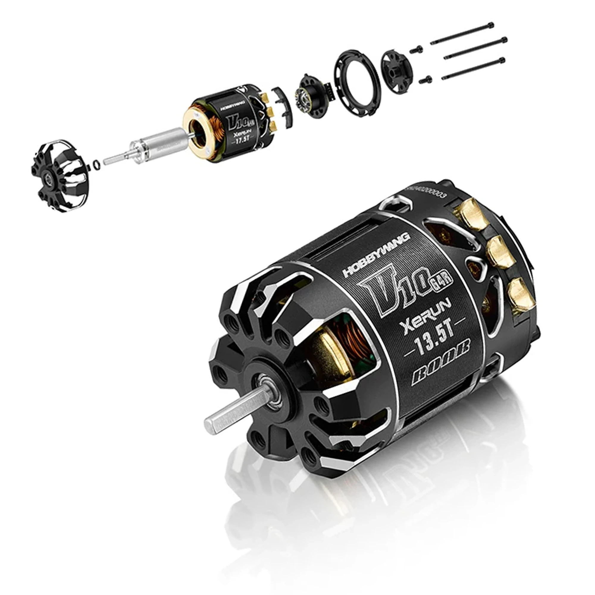 HOBBYWING V10 G3 5.5T 4.5T 6.5T 7.5T 8.5T 7340KV 5900KV 5120KV 4420KV 3970KV Brushless Motors for 1/10 RC Model Car Drift Racing