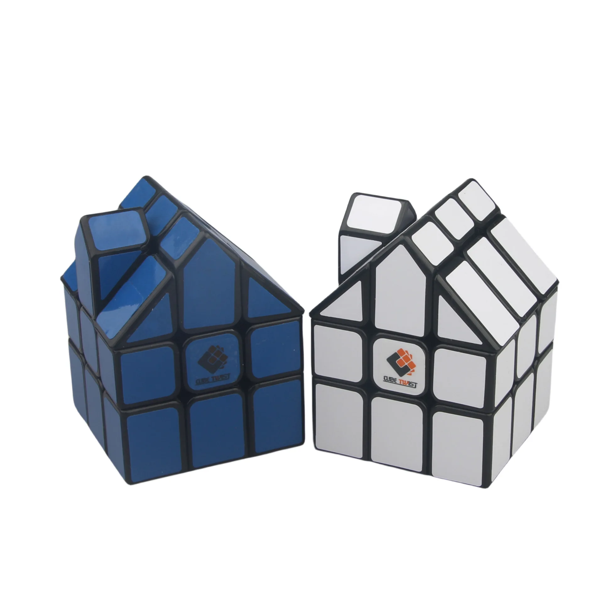 Wisdom 3x3 Monochrome House No. 1 Cube, 3X3x3 Deformed Cube Chimney, Magic House
