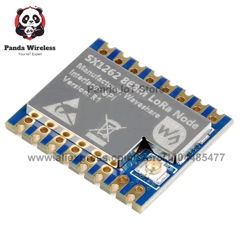 1pcs Core 1262-HF Module SX1262 868M LoRa Node Communication EU868 Long-distance SPI 863-870MHz U.FL connector for Sub-GHz band