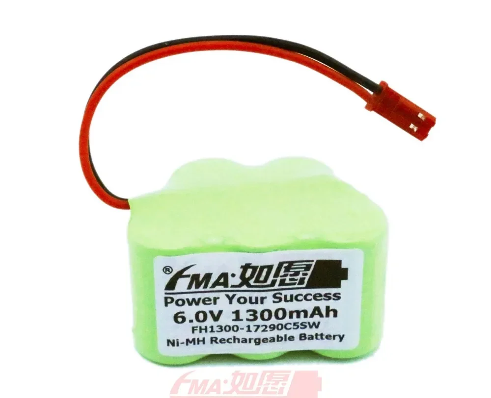 Receiver Battery Ni-MH Rechargeable cell 6V 1300mAh 1/2A_5SW