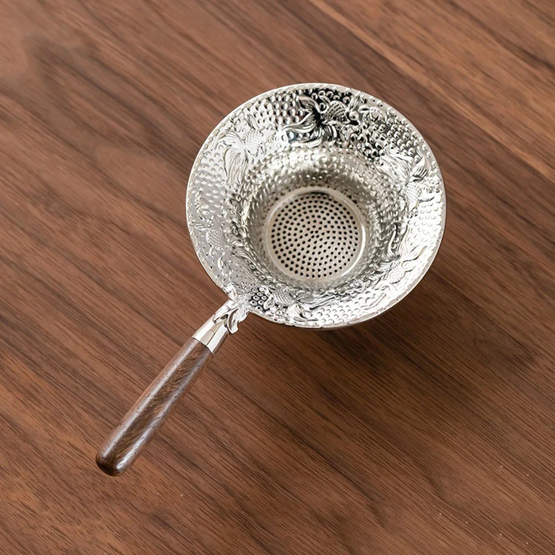 Metal Mesh Tea Strainer Stainless Steel Filter Sieve Teaware Lace Tea Drain Useful Tea Infusers Kitchen Accessories