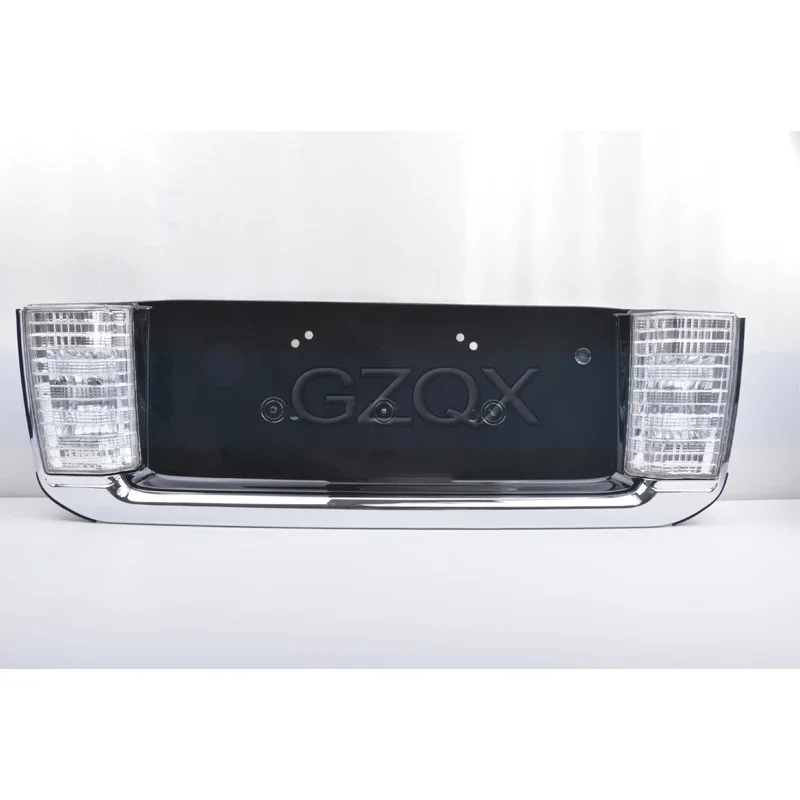 CAPQX para Toyota Lexus LX470 2003 2004 2005 2006 2007 marco de luz de número trasero soporte de cubierta de lámpara de placa de matrícula