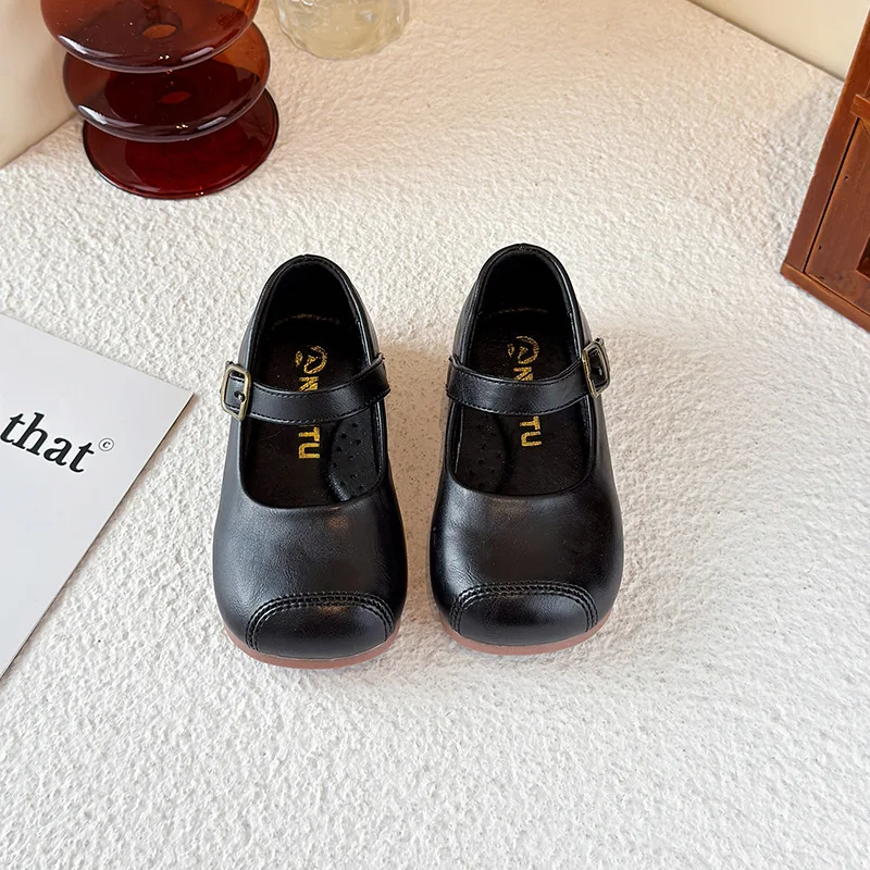 

2026 New Spring Summer Style Princess Shoes for Girls, Fashionable and Versatile Square-toe Princess and Lady Mary Jane Shoes