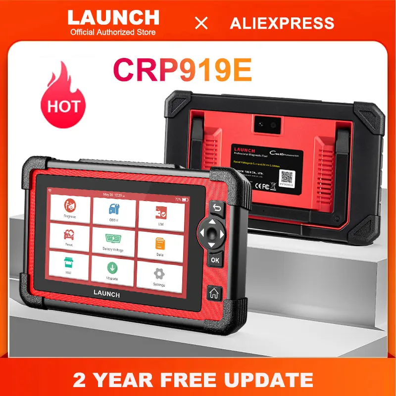 2025 LAUNCH X431 CRP919E Bidirectional Scanner ,CANFD & DoIP, ECU Coding, 35+ Service, All System Diagnosis