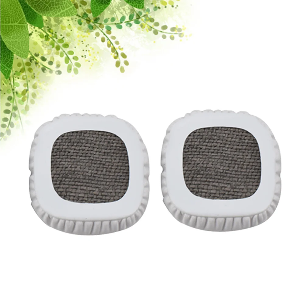 

Major on-Ear Headphone Ear Pads 70x70mm White PU Replacement Cushions Durable Foam High Elasticity Cozy Wear Stereo Sound