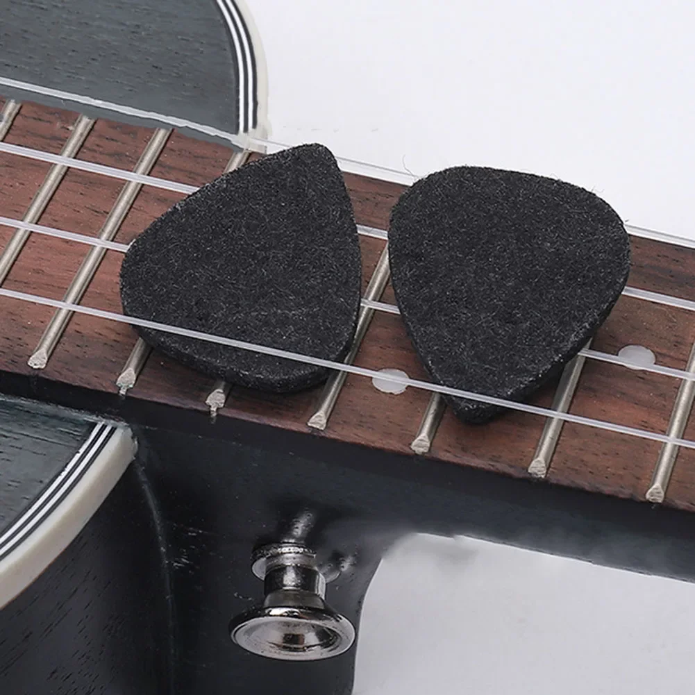 Paddle Ukulele Felt Picks Professional 30mm*25mm 3mm Thick 5pcs Accessories Concert Kit Part Performances Useful